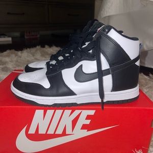 Nike High Top Panda Dunks